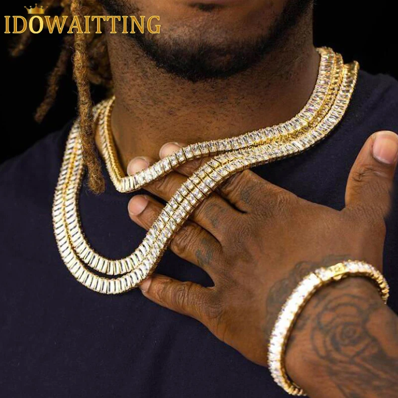wholesale Iced out bling cz hip hop men's boy necklace gold color fashion 5A cubic zirconia cz cluster tennis chain necklaces
wholesale Iced out bling cz hip hop men's boy necklace gold color fashion 5A cubic zirconia cz cluster tennis chain necklaces