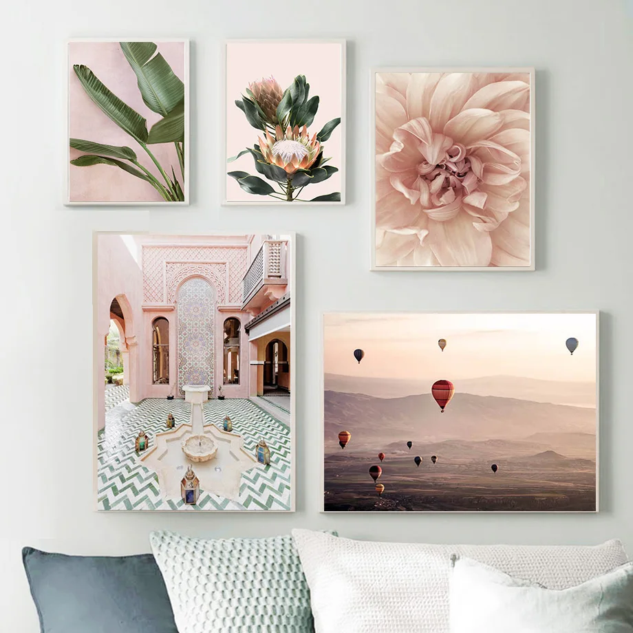 Hot air Balloon Flower Leaf Plant Wall Art Canvas Painting Morocco Nordic Posters And Prints Wall Pictures For Living Room Decor
Hot air Balloon Flower Leaf Plant Wall Art Canvas Painting Morocco Nordic Posters And Prints Wall Pictures For Living Room Decor