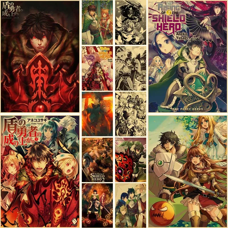Japanese Anime The Rising of The Shield Hero Posters Aesthetic Retro Kraft Paper Poster Home Room Bar Cafe Decoration Painting
Japanese Anime The Rising of The Shield Hero Posters Aesthetic Retro Kraft Paper Poster Home Room Bar Cafe Decoration Painting