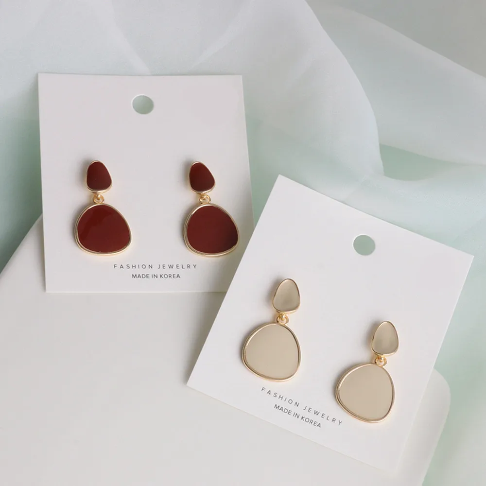 NEW Fashion Geometric Drop Glaze Earrings Femininity Contracted Han Edition Earring Ornaments
NEW Fashion Geometric Drop Glaze Earrings Femininity Contracted Han Edition Earring Ornaments