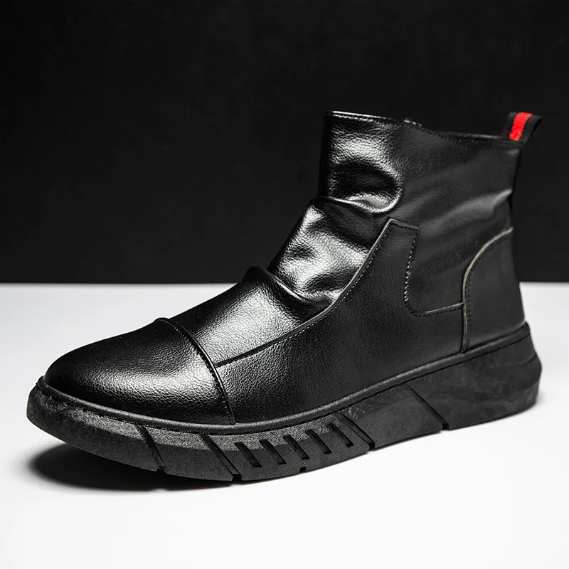 Hot Sale High Top Zipper shoes Boot Ankle Boots Men Black Casual Men Combat Boots Waterproof Walking Shoes Zapatos De Hombre
Hot Sale High Top Zipper shoes Boot Ankle Boots Men Black Casual Men Combat Boots Waterproof Walking Shoes Zapatos De Hombre