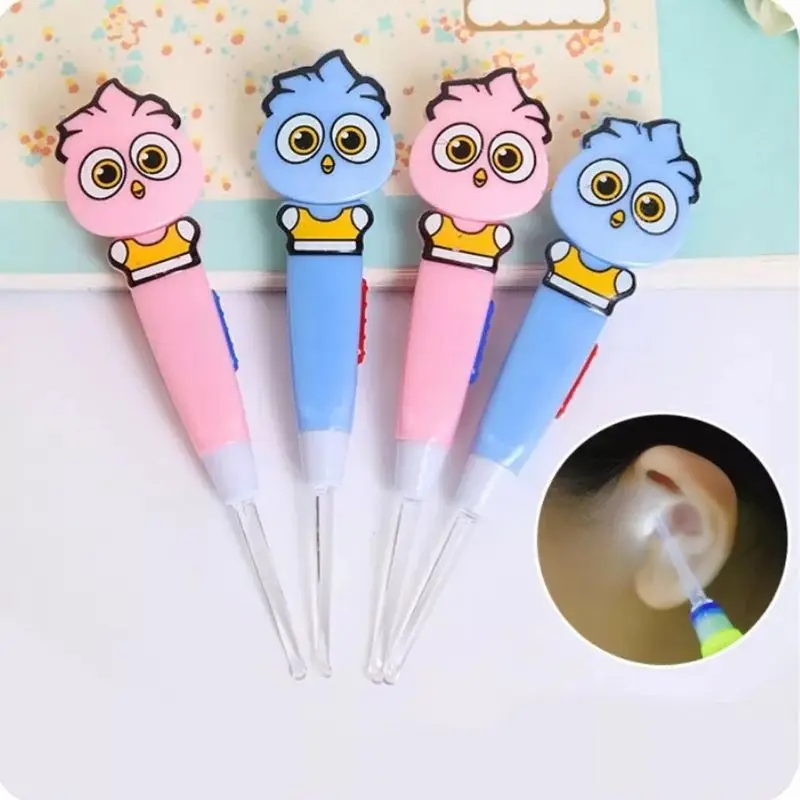 Cartoon Owl Luminous Earpick LED Light Ear Cleaning Spoon Baby Earwax Removing Safe Tool Kids Nursing Care
Cartoon Owl Luminous Earpick LED Light Ear Cleaning Spoon Baby Earwax Removing Safe Tool Kids Nursing Care