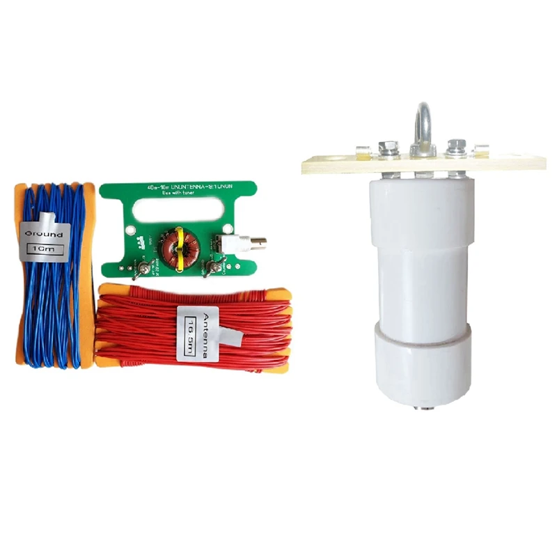 Баланс Unbalance Ununtenna 10 Вт Balun 9:1 использование с тюнером и 1:9 Balun 200 Вт короткая волна баллон любительский длинный провод HF антенна
Баланс Unbalance Ununtenna 10 Вт Balun 9:1 использование с тюнером и 1:9 Balun 200 Вт короткая волна баллон любительский длинный провод HF антенна