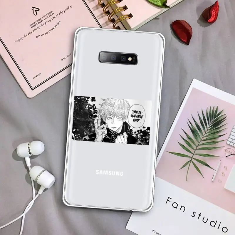 Anime Jujutsu Kaisen Phone Case Transparent For Samsung Galaxy S A 5 7 8 9 2015 20 edge plus 10 e lite 2019
Anime Jujutsu Kaisen Phone Case Transparent For Samsung Galaxy S A 5 7 8 9 2015 20 edge plus 10 e lite 2019