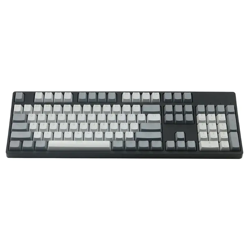 Винтажный стиль OEM профиль толстый PBT выстрел с подсветкой RGB Keycaps Серый Белый Красный Mix ANSI 108-Key для механической клавиатуры
Винтажный стиль OEM профиль толстый PBT выстрел с подсветкой RGB Keycaps Серый Белый Красный Mix ANSI 108-Key для механической клавиатуры