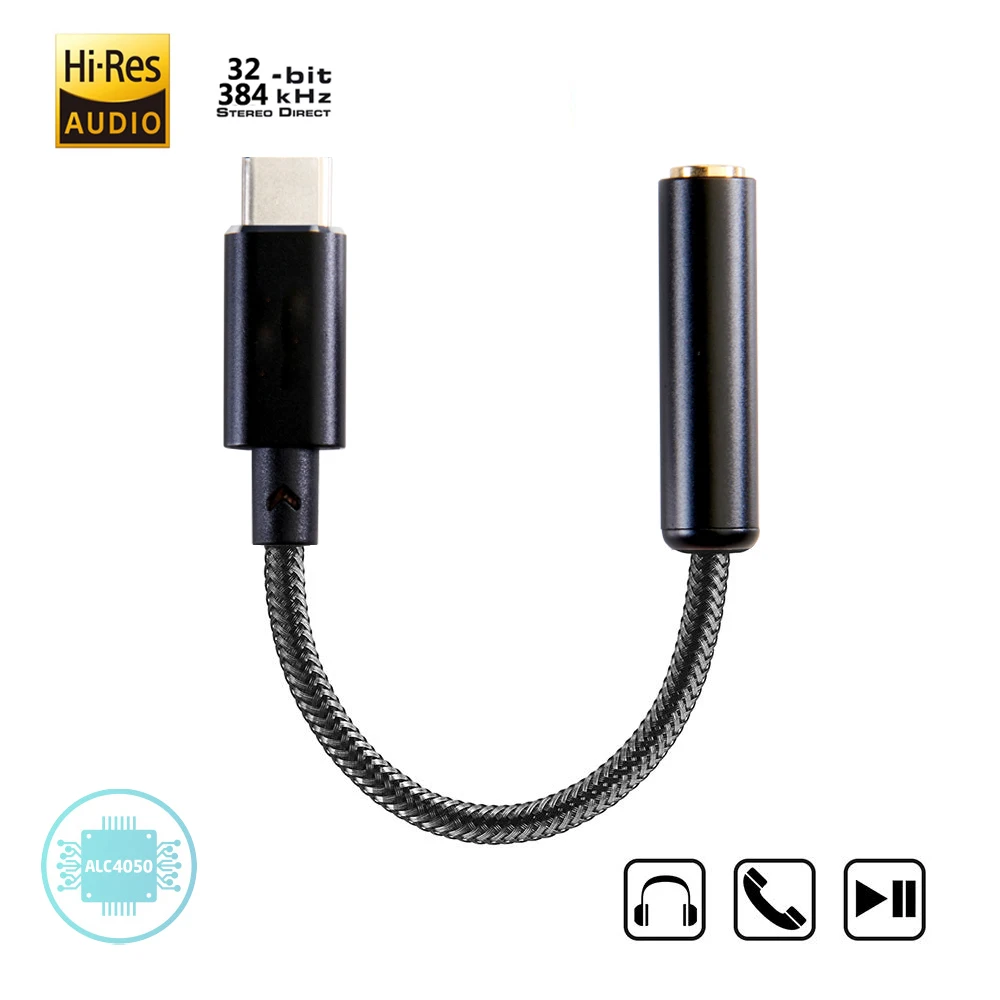CharmTek USB-C to 3.5 mm Headphone Jack Adapter Dongles DAC For Google Pixel 2 HTC U11 U12 OPPO Find X Essential Ph-1
CharmTek USB-C to 3.5 mm Headphone Jack Adapter Dongles DAC For Google Pixel 2 HTC U11 U12 OPPO Find X Essential Ph-1