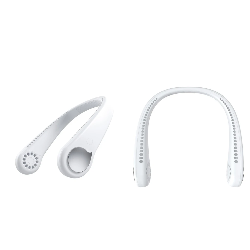 2x Bladeless Mini USB Rechargeable Hanging Neck Fan Super Quiet for Outdoor 
2x Bladeless Mini USB Rechargeable Hanging Neck Fan Super Quiet for Outdoor