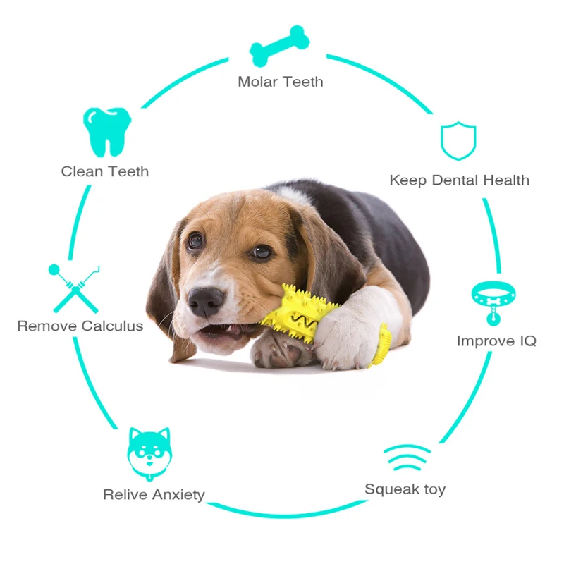 Chew Cleaning Teeth Safe Elasticity Soft Rubber Puppy Dental Care Extra-tough Pet Cleaning Toy Supplies Dog Molar Toothbrush Toy
Chew Cleaning Teeth Safe Elasticity Soft Rubber Puppy Dental Care Extra-tough Pet Cleaning Toy Supplies Dog Molar Toothbrush Toy