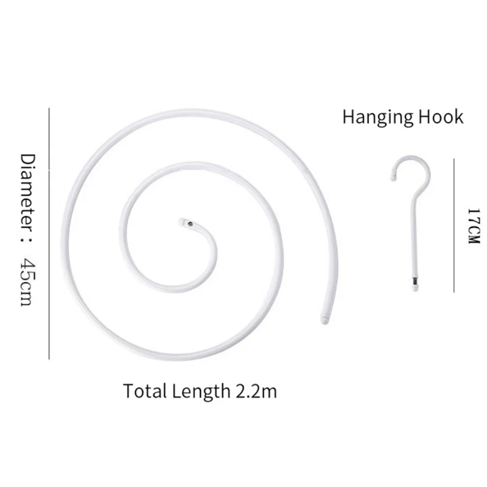 Spiral Round Shaped Sheet Quilt Blanket Hanger Round Rotating Clothes Drying Hook Rack
Spiral Round Shaped Sheet Quilt Blanket Hanger Round Rotating Clothes Drying Hook Rack