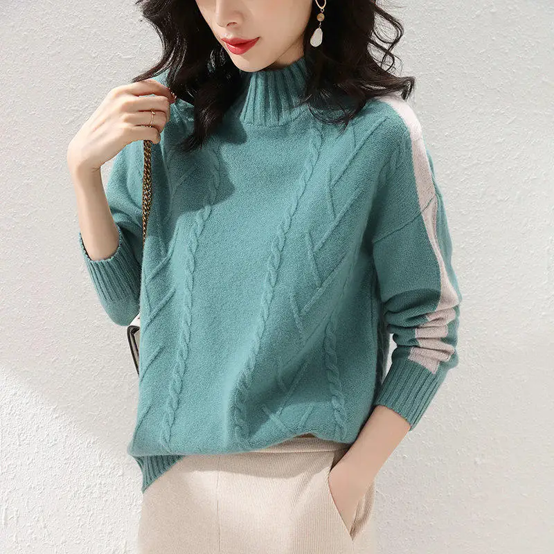 Autumn And Winter Pullover Sweater Women Clothes Loose Solid Basic Oversized Thick Sweater Female Elastic Soft Warm Jumper Q4947
Autumn And Winter Pullover Sweater Women Clothes Loose Solid Basic Oversized Thick Sweater Female Elastic Soft Warm Jumper Q4947