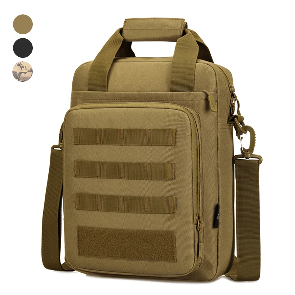 Tactical Briefcase Crossbody Bag Heavy Duty Military Shoulder Bag Messenger Pack Mens Handbag for Outdoor Hunting Camping
Tactical Briefcase Crossbody Bag Heavy Duty Military Shoulder Bag Messenger Pack Mens Handbag for Outdoor Hunting Camping