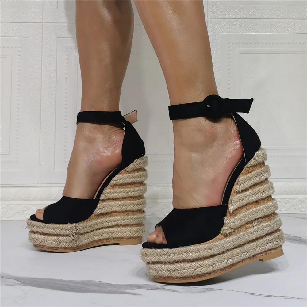 BONJOMARISA INS 2021 Sexy Girls Open Toe Platform Straw Heels Summer Sandals Peep Toe Party Dress Clubwear Brand Fashion Shoes
BONJOMARISA INS 2021 Sexy Girls Open Toe Platform Straw Heels Summer Sandals Peep Toe Party Dress Clubwear Brand Fashion Shoes