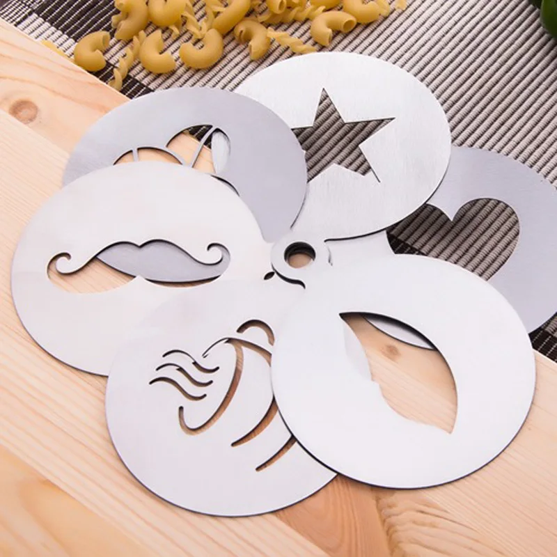 100Pcs Stainless Steel Metal Chocolate DIY Coffee Latte Art Mould Cappuccino Spray Coffee Stencils Barista Duster Coffee Tool
100Pcs Stainless Steel Metal Chocolate DIY Coffee Latte Art Mould Cappuccino Spray Coffee Stencils Barista Duster Coffee Tool