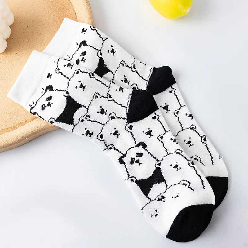 AOMU 3Pairs/Lot New INS Style Cute Cartoon Socks Female Bear Cat Japanese Medium Socks Street Cotton Short Socks
AOMU 3Pairs/Lot New INS Style Cute Cartoon Socks Female Bear Cat Japanese Medium Socks Street Cotton Short Socks