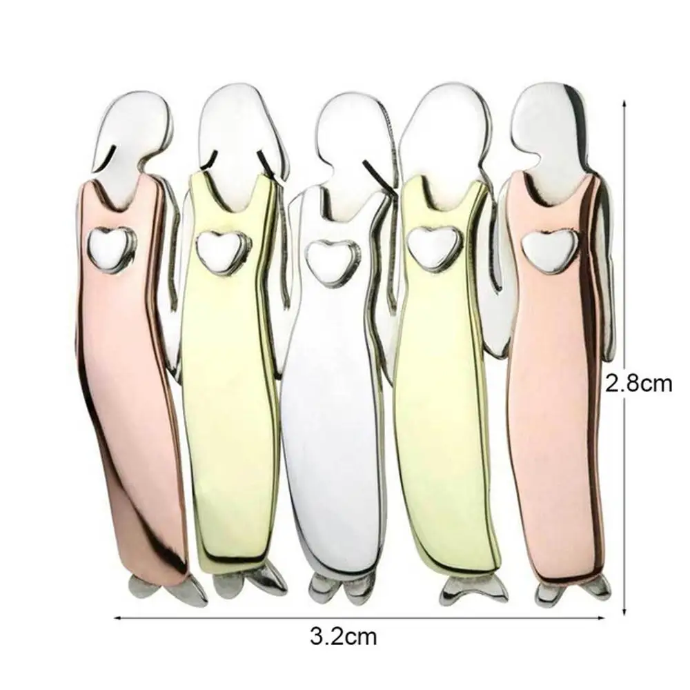 European and American Fashion Sister Brooch High-End Alloy Jewelry
European and American Fashion Sister Brooch High-End Alloy Jewelry