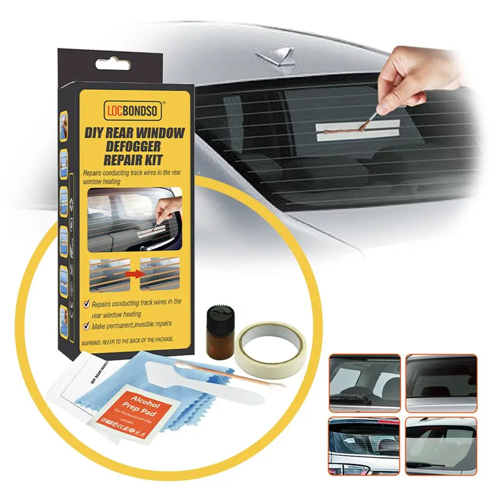 Car DIY Rear Window Defogger Repair Kit For Car Scratches Broken Grid Lines Conduct Electricity Easily Hand Tool Sets
Car DIY Rear Window Defogger Repair Kit For Car Scratches Broken Grid Lines Conduct Electricity Easily Hand Tool Sets