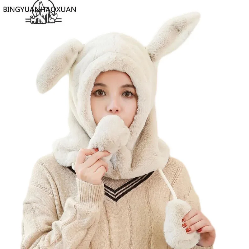BINGYUANHAOXUAN 2019 Cute Keep Warm Moving Hat Rabbit Ears Plush Sweet Cute Airbag Cap Soft Plush Sweet Cute Airbag Cap Gifts
BINGYUANHAOXUAN 2019 Cute Keep Warm Moving Hat Rabbit Ears Plush Sweet Cute Airbag Cap Soft Plush Sweet Cute Airbag Cap Gifts