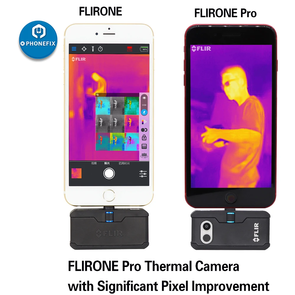 Многофункциональная инфракрасная тепловизионная камера FLIR ONE PRO для телефонов IOS