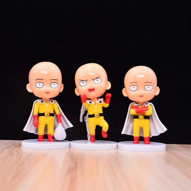 3pcs Q version ONE PUNCH-MAN Figure ONE PUNCH-MAN Saitama PVC Action Figure model toys Collectible model toys kid gift
3pcs Q version ONE PUNCH-MAN Figure ONE PUNCH-MAN Saitama PVC Action Figure model toys Collectible model toys kid gift