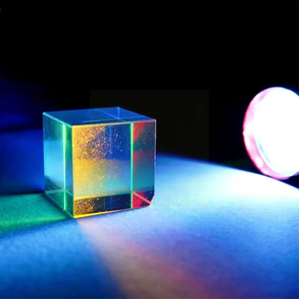 Prism Six-Sided Bright Light Combine Cube Prism Stained Glass Splitting Optical Beam Instrument RGB Experiment Dispersion P L6V2
Prism Six-Sided Bright Light Combine Cube Prism Stained Glass Splitting Optical Beam Instrument RGB Experiment Dispersion P L6V2