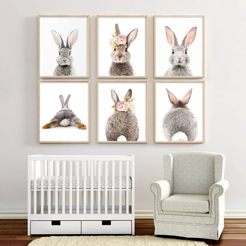 Baby Animal Rabbit Canvas Painting Poster Nursery Bunny Wall Art Print Nordic Picture Kids Baby Home Decor Room Decoration
Baby Animal Rabbit Canvas Painting Poster Nursery Bunny Wall Art Print Nordic Picture Kids Baby Home Decor Room Decoration