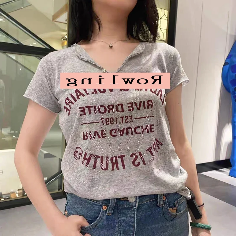 Classic women's Rowling-2021 T-shirt, round neck, short sleeve, grey cotton, casual, comfortable
Classic women's Rowling-2021 T-shirt, round neck, short sleeve, grey cotton, casual, comfortable