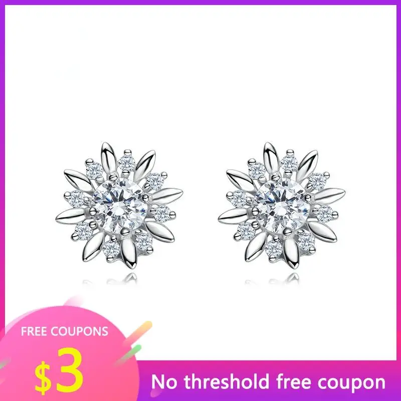OGULEE Shining Flower S925 Sterling Silver Stud Earrings Fashion Simple From Austrian Crystal for Women Jewelry
OGULEE Shining Flower S925 Sterling Silver Stud Earrings Fashion Simple From Austrian Crystal for Women Jewelry