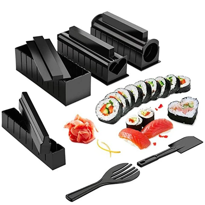 11pc DIY Sushis Maker Sushis Kitchen Tool Making Machine Roller Rice Mold Sushis Vegetable Meats Rolling Kitchen Gadgets SP99
11pc DIY Sushis Maker Sushis Kitchen Tool Making Machine Roller Rice Mold Sushis Vegetable Meats Rolling Kitchen Gadgets SP99