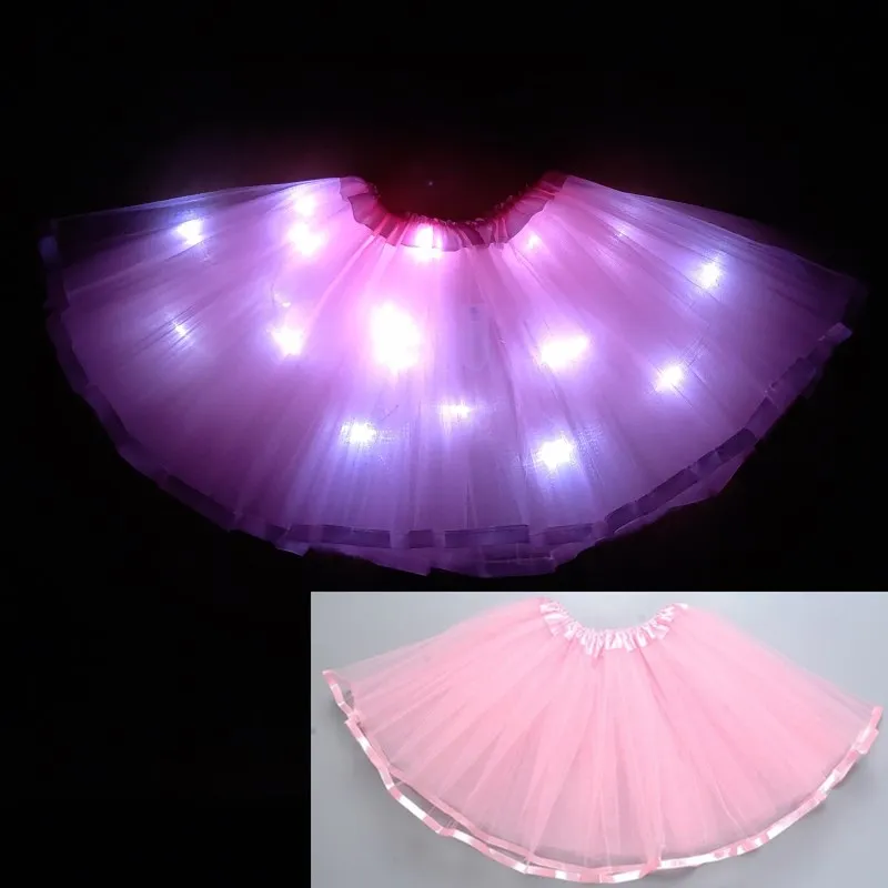 Новогодний светильник 2020 светодиодная детская одежда с юбкой-пачкой юбка