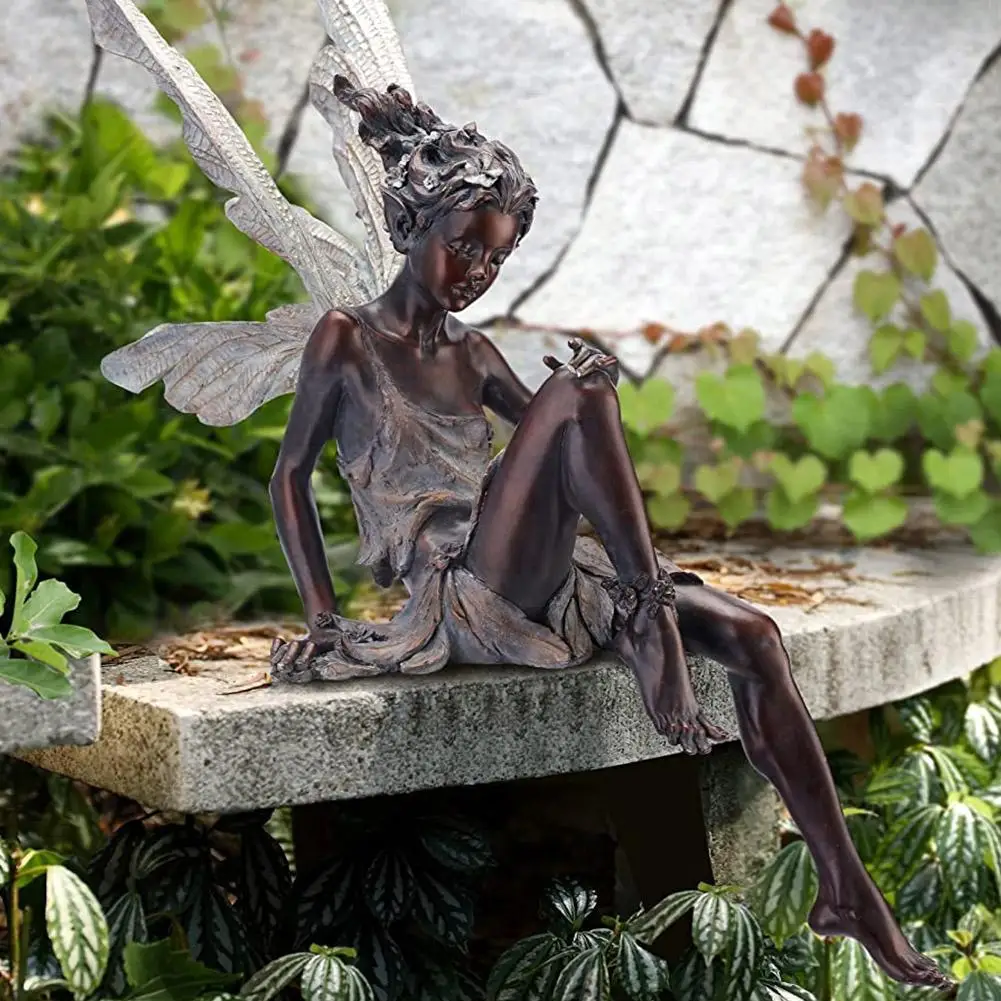 Tudor And Turek Sitting Fairy Statue Garden Ornament Resin Craft Landscaping Yard Decor Home Garden Decoration Outdoor
Tudor And Turek Sitting Fairy Statue Garden Ornament Resin Craft Landscaping Yard Decor Home Garden Decoration Outdoor