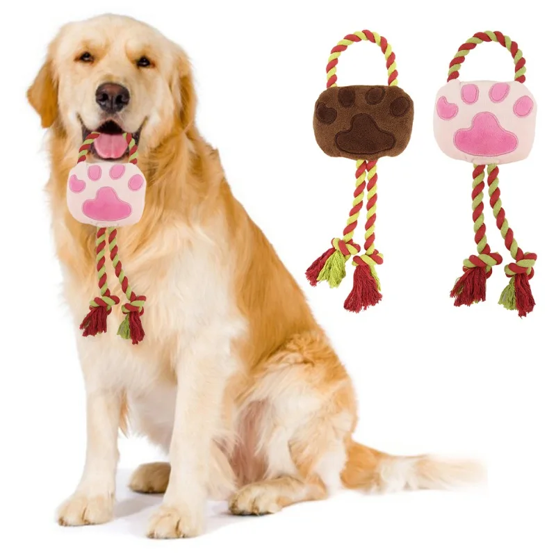 Plush Cotton Rope Squeaky Dog Chew Toy Pet Dog Squeaking Molar Cleaning Teeth Toy For Small Medium Dog Pet Products
Plush Cotton Rope Squeaky Dog Chew Toy Pet Dog Squeaking Molar Cleaning Teeth Toy For Small Medium Dog Pet Products