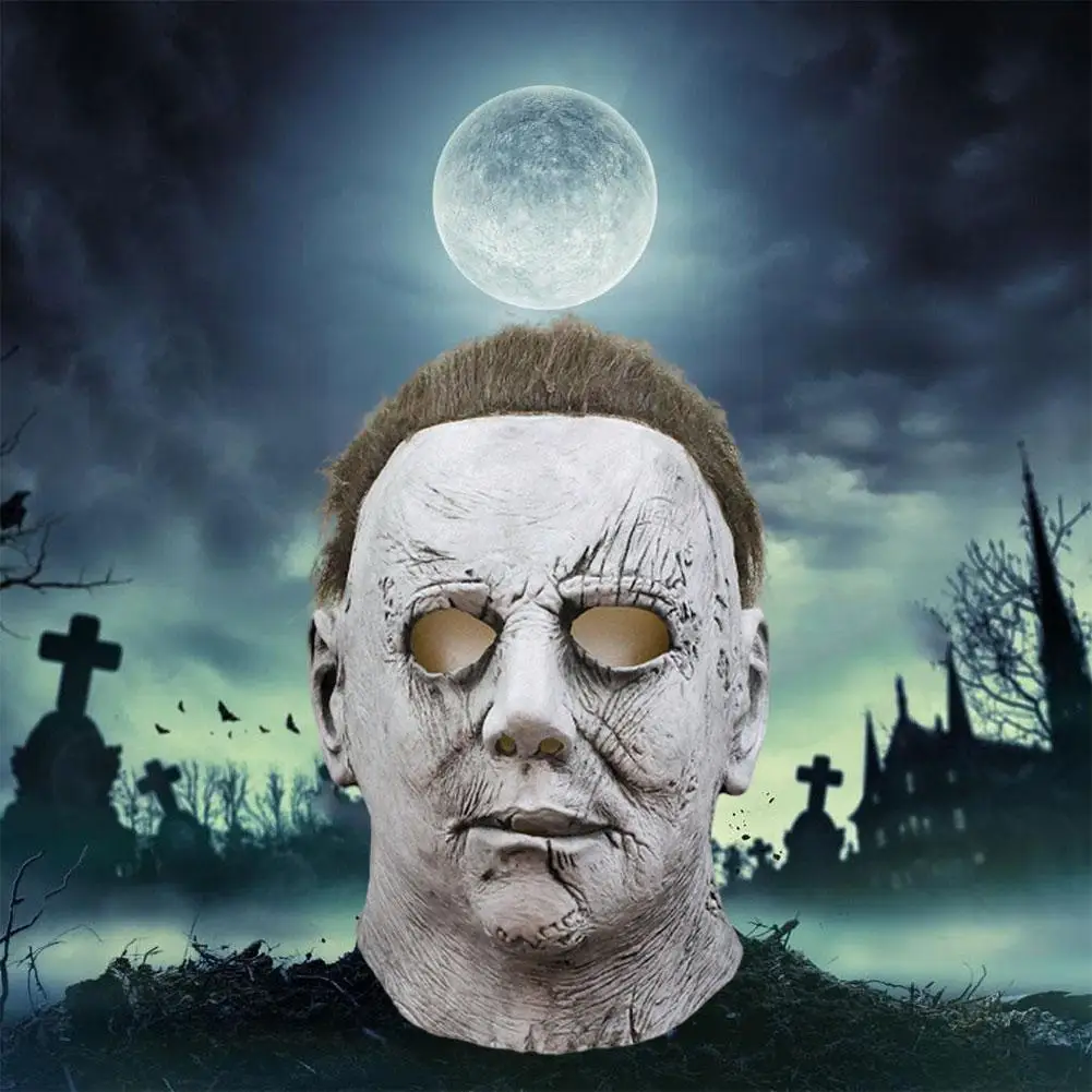 2021 латексная маска с капюшоном на Хэллоуин с призраком, страшный шлем с ужасами для косплея, маски Майкла, счастливые костюмы из фильма Хэлл...
2021 латексная маска с капюшоном на Хэллоуин с призраком, страшный шлем с ужасами для косплея, маски Майкла, счастливые костюмы из фильма Хэлл...