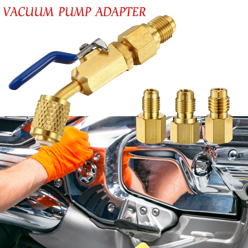 Air Conditioning Refrigerant Angled Compact Ball Valve 1/4 Inch for R410A R134A R12 R22 AC HVAC Adapter Vacuum Pump Adapter
Air Conditioning Refrigerant Angled Compact Ball Valve 1/4 Inch for R410A R134A R12 R22 AC HVAC Adapter Vacuum Pump Adapter