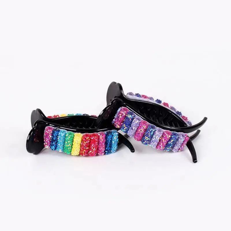 Colorful Rainbow Hair Claws For Women Girls Hair Holder Clip Sweet Headband Hair Style Make Hairpin Fashion Hair Accessories
Colorful Rainbow Hair Claws For Women Girls Hair Holder Clip Sweet Headband Hair Style Make Hairpin Fashion Hair Accessories