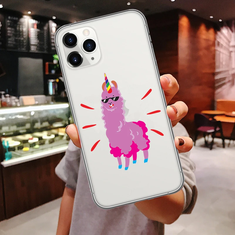 For iPhone 11 Pro Max Cute Llama Alpaca Animals Cartoon Soft Printed Phone Case Cover For iPhone 11 X 6 6s 7 8 Plus XR XS Max
For iPhone 11 Pro Max Cute Llama Alpaca Animals Cartoon Soft Printed Phone Case Cover For iPhone 11 X 6 6s 7 8 Plus XR XS Max