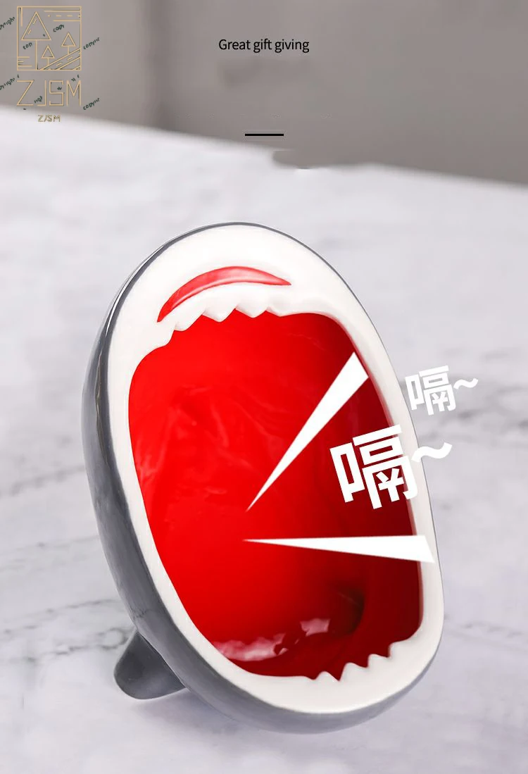 Creative Shark Bowl Single High Capacity Personality Household Decoration Ceramic Bowl Cartoon Fruit Food Snack Storage Box Bowl
Creative Shark Bowl Single High Capacity Personality Household Decoration Ceramic Bowl Cartoon Fruit Food Snack Storage Box Bowl