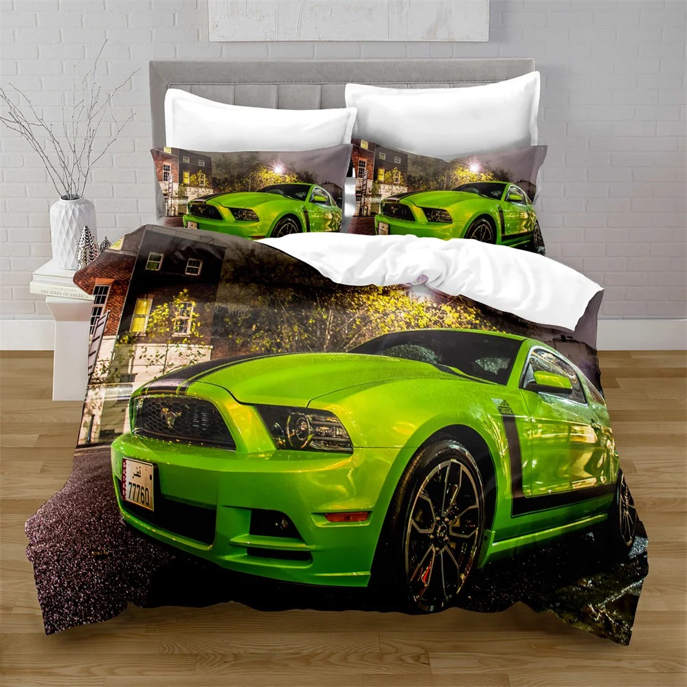 Mustang car 3d digital printing bedding quilt cover and pillowcase 2/3PCS US/AE/UE full size queen size bedding set
Mustang car 3d digital printing bedding quilt cover and pillowcase 2/3PCS US/AE/UE full size queen size bedding set
