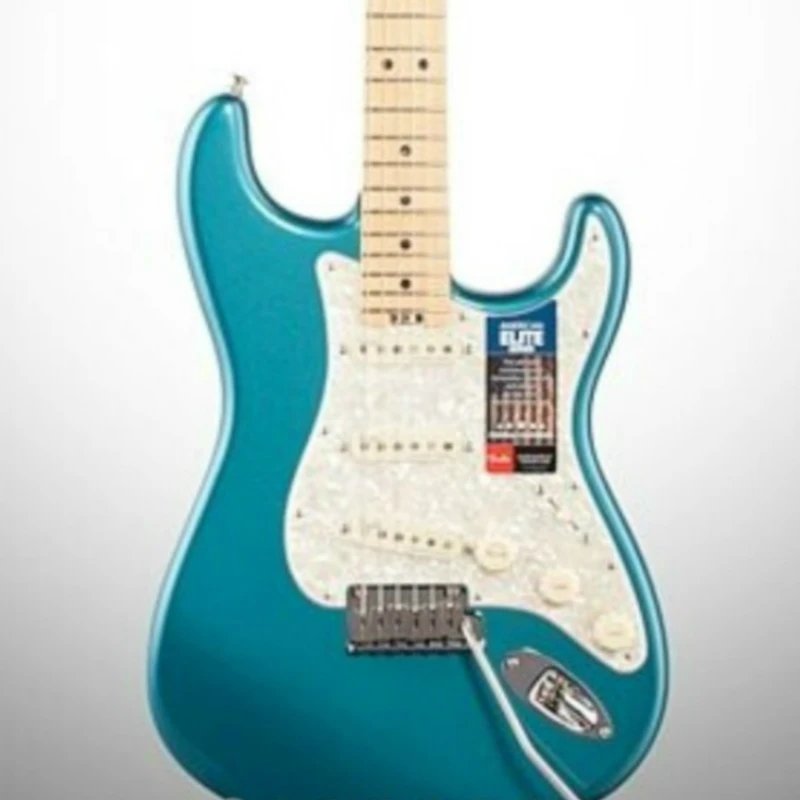 Top quality FP-ST1101 metal blue color solid body white pickguard maple fretboard Elite electric guitar, Free shipping
Top quality FP-ST1101 metal blue color solid body white pickguard maple fretboard Elite electric guitar, Free shipping