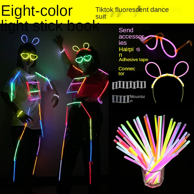 The Evening with A Chemical Fluorescent Stick Dance Colorful Night Light Long-lasting Dance Children's Toys Halloween Decoration
The Evening with A Chemical Fluorescent Stick Dance Colorful Night Light Long-lasting Dance Children's Toys Halloween Decoration