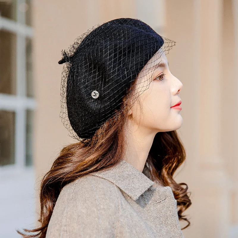Elegant Beret Hats Women Wool Berets Winter Thick Warm Hat Letter M Design Mesh Yarn Beret Female Solid Color Vintage Hats Cap
Elegant Beret Hats Women Wool Berets Winter Thick Warm Hat Letter M Design Mesh Yarn Beret Female Solid Color Vintage Hats Cap