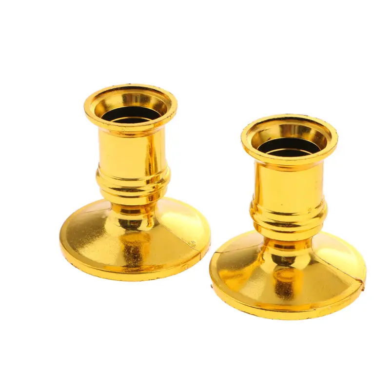 2pcs Gold Pillar Candle Base Vintage Taper Candle Holders Romantic Dinner Party Table Decoration Wedding Candle Holder
2pcs Gold Pillar Candle Base Vintage Taper Candle Holders Romantic Dinner Party Table Decoration Wedding Candle Holder