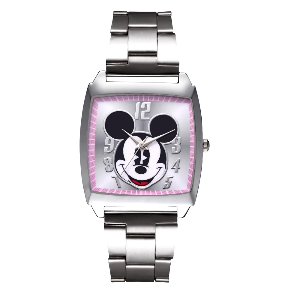 Cartoon Rectangle style dial Men's Women's Student boys girls Quartz metal steel Wrist Watches JD35
Cartoon Rectangle style dial Men's Women's Student boys girls Quartz metal steel Wrist Watches JD35
