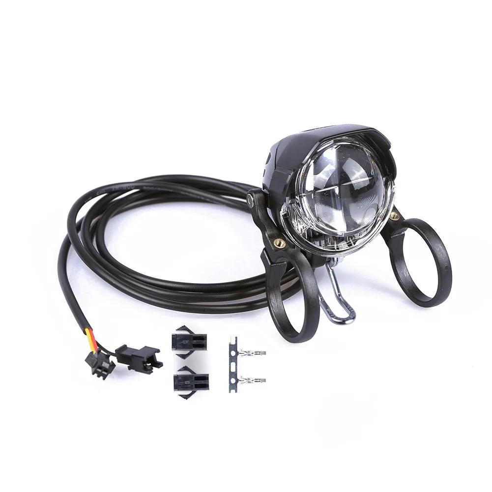 36-48V Electric Mountain Bicycle Headlight EBike Front Light Spotlight With Horn Aluminum Alloy Shell E-bike Accessories
36-48V Electric Mountain Bicycle Headlight EBike Front Light Spotlight With Horn Aluminum Alloy Shell E-bike Accessories