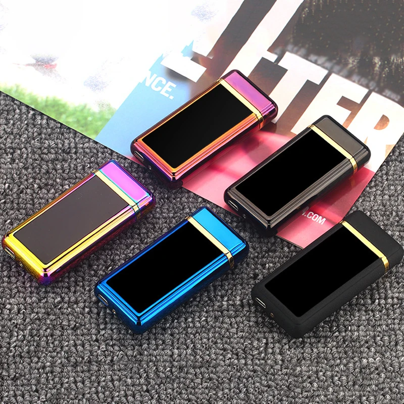 Large Screen Touch Dual Arc Pulse Ignition Windproof Lighter Fingerprint Ignition PVD Process USB Portable Fast Charging Lighter
Large Screen Touch Dual Arc Pulse Ignition Windproof Lighter Fingerprint Ignition PVD Process USB Portable Fast Charging Lighter