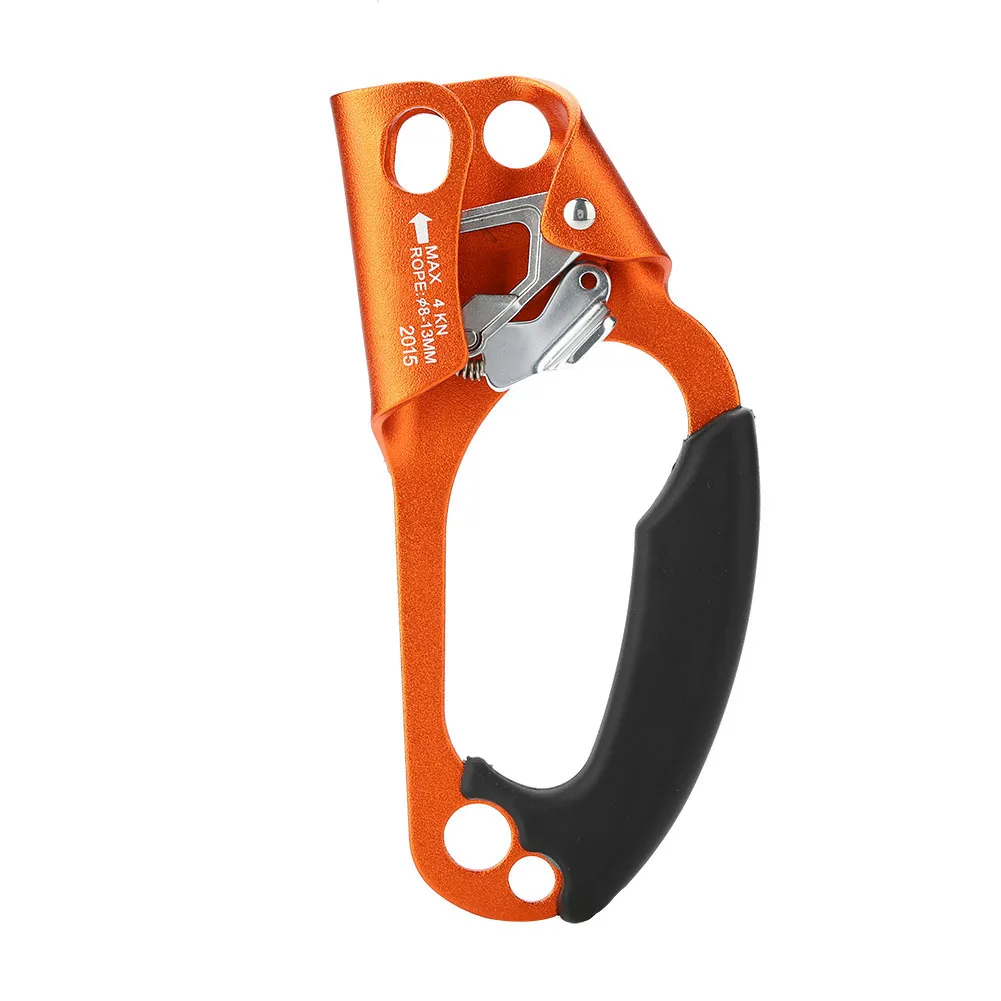 Right Hand Climbing Rope Handle Clamp for 8mm-13mm Rope Rock Climbing Equipment (Orange)
Right Hand Climbing Rope Handle Clamp for 8mm-13mm Rope Rock Climbing Equipment (Orange)