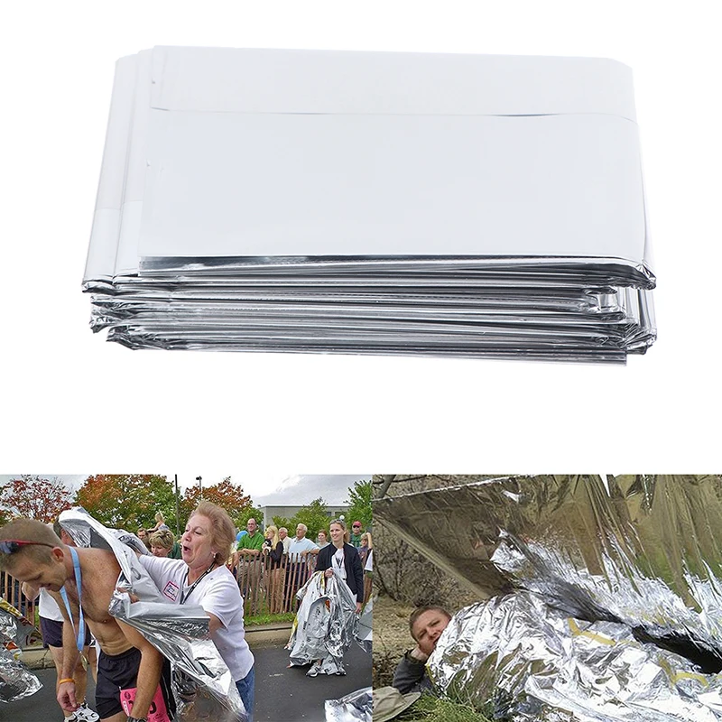 2pc Camping Emergency Survival Rescue Blanket Foil Thermal Space Aid Sliver Rescue Curtain Outdoor Military Blanket WaterProof
2pc Camping Emergency Survival Rescue Blanket Foil Thermal Space Aid Sliver Rescue Curtain Outdoor Military Blanket WaterProof