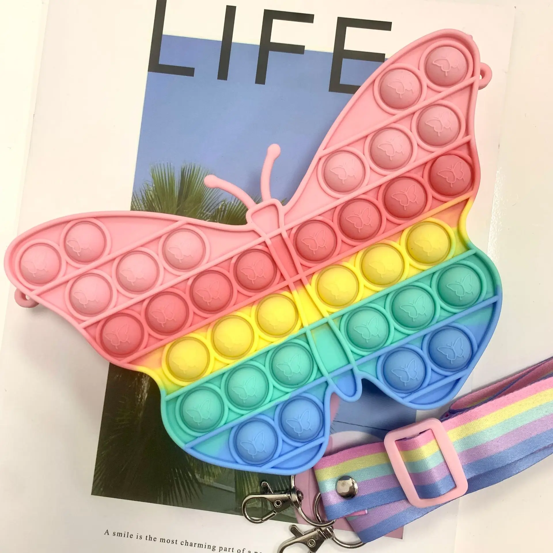 Cute Butterfly Animals Bags Pop Fidget Toys Kids Cases Simple Dimple Push Sensory Figet Toy Bolso Autism Antistress Christmas
Cute Butterfly Animals Bags Pop Fidget Toys Kids Cases Simple Dimple Push Sensory Figet Toy Bolso Autism Antistress Christmas