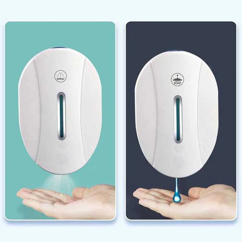 550ml Automatic Soap Dispenser Touchless Sensor Hand Sanitizer Alcohol Spary Dispenser Wall Mounted For Bathroom Kitchen
550ml Automatic Soap Dispenser Touchless Sensor Hand Sanitizer Alcohol Spary Dispenser Wall Mounted For Bathroom Kitchen