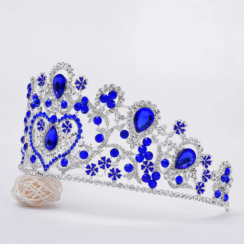 8cm High Wedding Large Heart Crystal Tiara Party Pageant 3 Colors Hair Accessories Head Piece Women Crown
8cm High Wedding Large Heart Crystal Tiara Party Pageant 3 Colors Hair Accessories Head Piece Women Crown