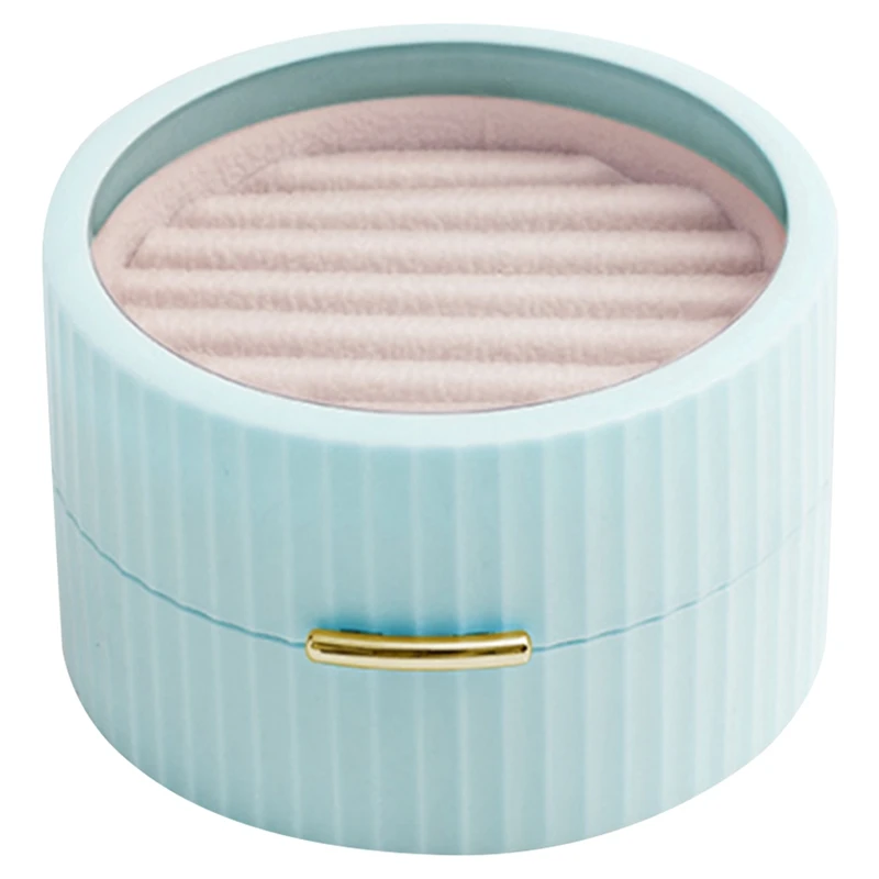 Nordic Style Macaron Portable Jewelry Box Round Double Earrings Necklace Ring Jewelry Classification Storage Box
Nordic Style Macaron Portable Jewelry Box Round Double Earrings Necklace Ring Jewelry Classification Storage Box